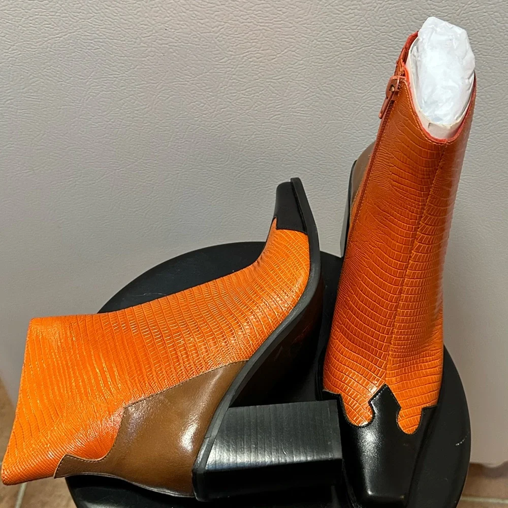 Jeffrey Campbell Sz 7.5 Western Heeled Boot - Picture 2 of 6